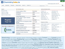 Tablet Screenshot of chemistryjobs.ie