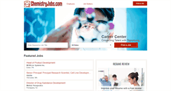 Desktop Screenshot of chemistryjobs.com