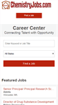 Mobile Screenshot of chemistryjobs.com